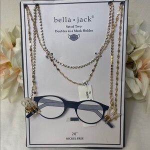 Bella Jack Gold Chain Glasses Holder